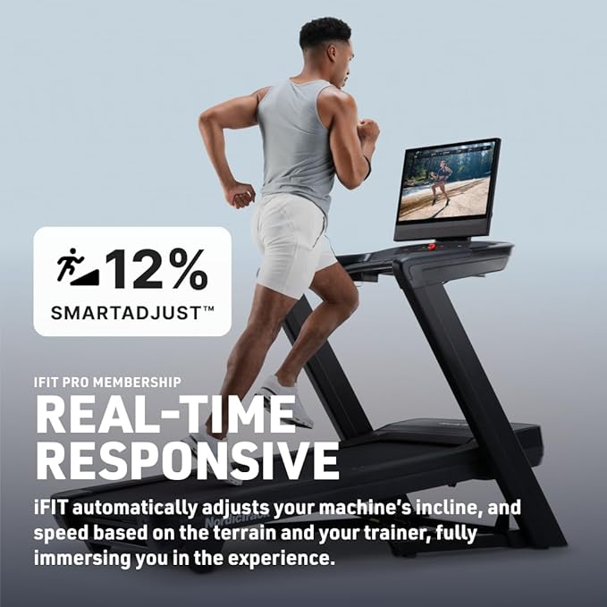 NordicTrack Commercial Series: Premium Foldable Treadmills, Incline & Decline, iFIT Membership Required to Access iFIT Content & Features