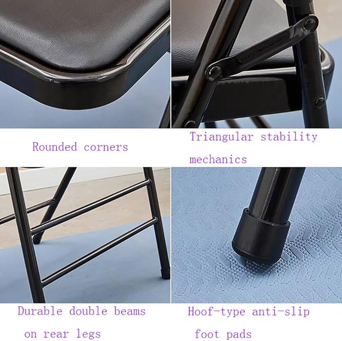 Pilates Yoga Chair,Premium Backless Metal Yoga Chair,Iyengar Auxiliary Chair Suitable for A Variety of Yoga Practices,Black