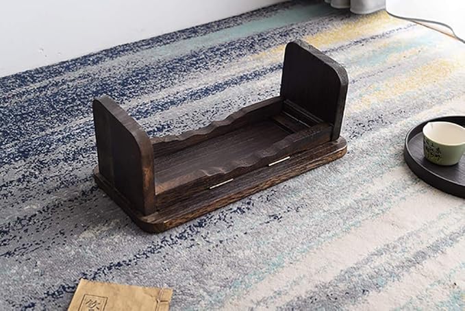 CKIDS Folding Meditation Bench - Paulownia Wood - Portable Kneeling Stool for Seiza Prayer and Yoga
