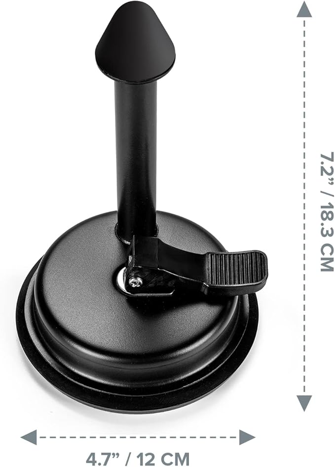 Wall Mounted Trigger Point Massager Tool - Mountable Pressure Point Massage Tool - Neck, Shoulder & Back Massage Stick with 3 Replaceable Heads for Acupressure Points - Manual Massage Tools for Home