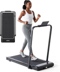 OLIXIS Walking Pad Treadmill for Home, Under Desk Treadmill for Small Space, Portable Design for Home Office Workouts, LED Display with Remote Control, Low Noise