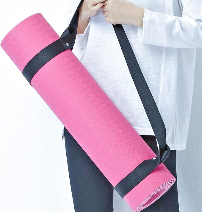 Tenalleys 1Pcs Adjustable Yoga Mat Strap Multi-Purpose Straps Easy-Cinch Yoga Mat Sling
