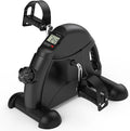 FEIERDUN Mini Exercise Bike, Under Desk Bike Pedal Exerciser for Arm/Leg Exercise, Adjustable Magnetic Resistance Desk Cycle with LCD Screen Display for Home/Office Workout