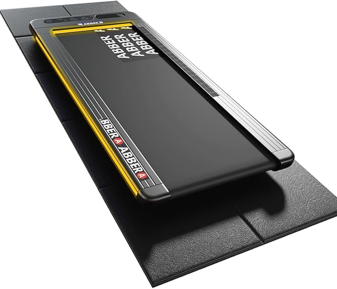 Foldable Treadmill Walking Pad Mat for Carpet Floors,72" x 35.5" 6mm Thick Treadmill Mat for Hardwood Floor,Indoor Exercise Stationary Bike,Elipitial, Gym Equipment, Noise Shock Absorption