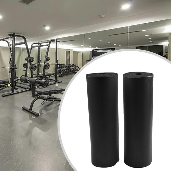 Foam Roller Pad Replacement for Leg Curl and Extension Machines, for Home and Gym Workout Equipment, Fits 20-22mm Tube Diameter