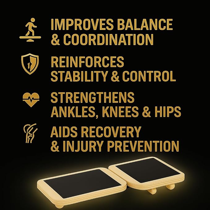 ANKR Ankle Balance Board | Stability Trainer for Ankle Strength, Mobility & Sprain Recovery | Non-Slip Wobble Board for Plantar Fasciitis Relief, Physical Therapy & Injury Prevention