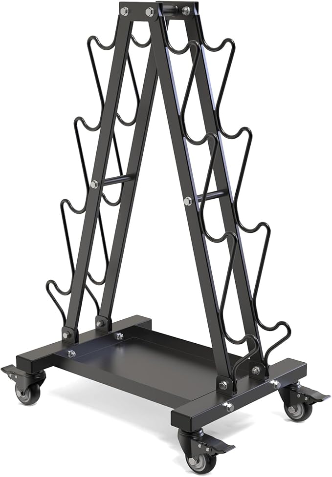 Kipika Heavy Duty 3 Tier Dumbbell Rack Multifunctional, Weight Rack for Dumbbells, Home Gym Equipment, Suitable for Storage of Dumbbell, Kettle Bell, Barbell Plate, Barbell Bar