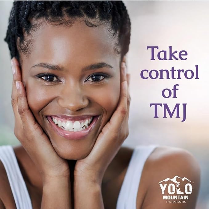Yolo Mountain Therapeutic™ Premium TMJ Relief Massager – Heated Jaw & Neck Massager w/ 10 Precision Vibration Modes, Waterproof Electric Masseter Therapy Device for Jaw Pain, Tension & Bruxism Relief