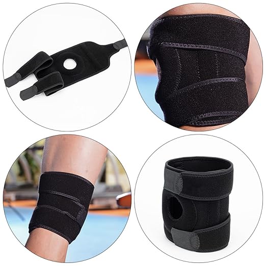 PRETYZOOM 2pcs Pressurization Knee Wraps Breathable Knee Support Sleeves for Basketball Cycling Climbing Sports Protective Joint Pads