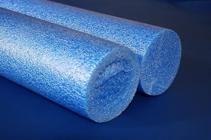 Foam Factory Inc, Exercise Foam Roller, 2-Pack, 3lb Polyethylene 5” Diameter, 11” Length – Made in The USA – for Muscle Massaging, Yoga, and Stretching