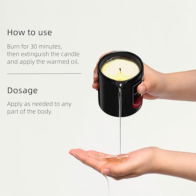 MELONY Massage Candle | Gentle Softening for Nourished, Hydrated, Balanced Skin | 230 g / 8.1 oz (Tuberose)