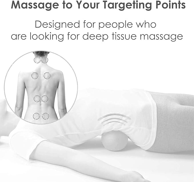 Peanut Massage Ball Roller, Double Lacrosse Ball, Acupoint Myofascial Release Muscle Knot Relaxer Mobility Trigger Point for Physical Therapy Self Deep Tissue Manual Massager Equipment Tool Set