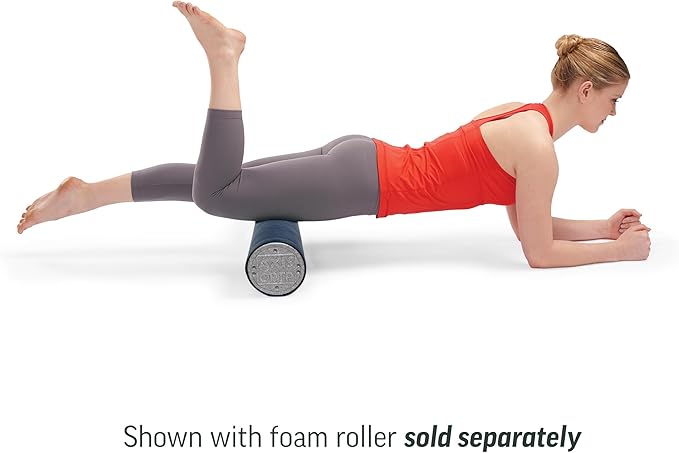 OPTP Foam Roller Cover - Made from Soft, Durable Latex-Free Vinyl - Easily Slides onto 36" x 6" Foam Rollers - Blue