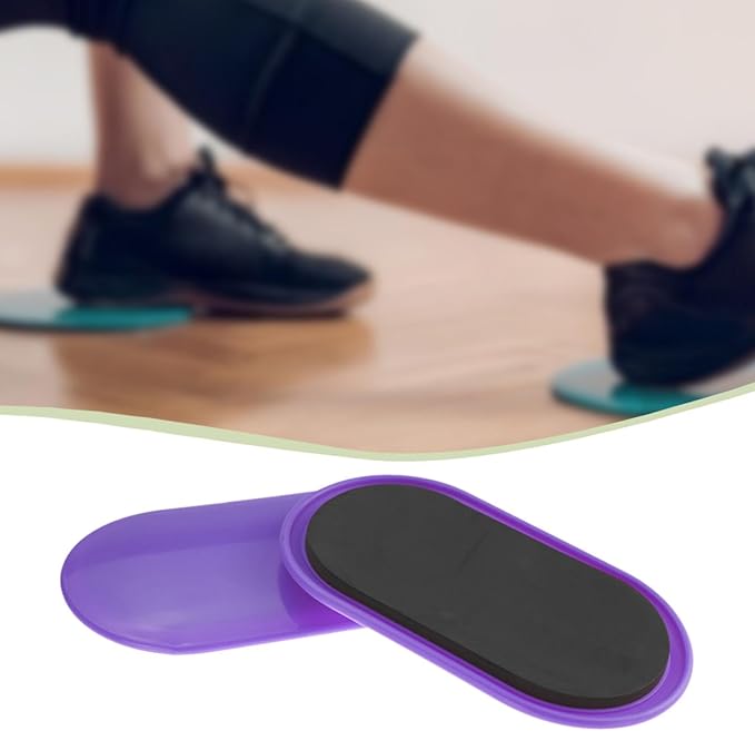 2 Pieces Exercise Core Sliders Slide Pads Exercise Equipment Lightweight Portable Ab Floor Gliders for Gym Dance