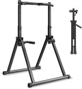 VEVOR Pull Up Bar, 330LBS Capacity Portable Pullup Bar Station, Pullup Bars Free Standing with Triangular Structure & Heavy-Duty Steel Tube, 9 Level Height Adjustment Gravity Fitness for Arms, Back
