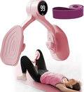 QIUTONG Thigh Trainer 2026 Upgraded, 10-78LB Thigh Trainer Thigh Exerciser, LED Inner Thigh Exerciser, 360° Pelvic Floor Exercise Devices, Hip Trainer Kegel Excerciser, 20LB Resistance Band