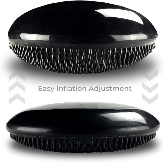 Revbalance Adjustable Wobble Cushion and High Density Rocker Combo for Balance Training, Recovery, and Physical Therapy