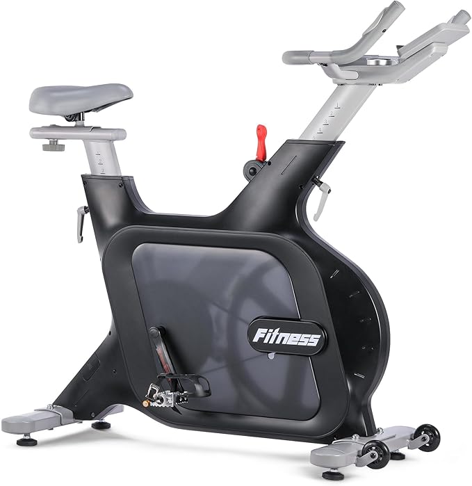 5-in-1 Multi Electromagnetic Resistance Exercise Bike for Home, 32-Level Magnetic Resistance with Safety Brake, 350 Lb Capacity, Adjustable Seat & Handlebars, Quiet Belt Drive & Performance Tracking, Black