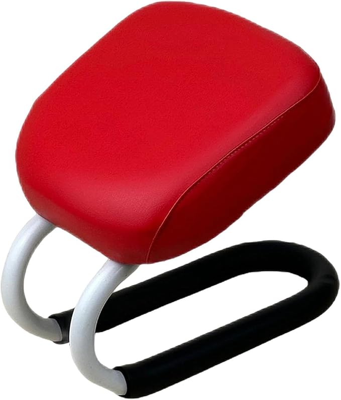 Kneeling Meditation Stool Prayer Stool with Anti Slip Cover Portable Meditation Bench Seat for Praying Adults Prayer, red