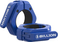 Olympic Barbell Clamps 2 inch Barbell Clips (Pair) Barbell Collars for Secure Weightlifting Quick Release Weight Clips for Bars with Anti-Slip TPR Lining at Home or Gym Clips (Blue)