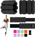 Wrist Ankle Weights for Women Men, Leg Arm Wrist Weights Bangles 1lb*2 2lb*2 Wearable Weights Pilates Weighted Bracelet for Strength Training Walking Swimming Yoga Physical Therapy