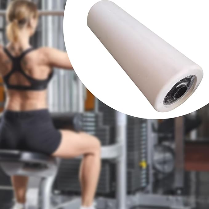Foam Foot Pad Roller Replacement 20 in Length Practical PU Leather, Tube Sleeve Foam Roller Support for Strength Training