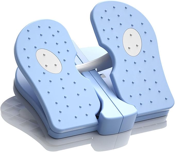Compact Foot Stepper Machine, Quiet Folding Leg Workout Trainer, Anti Slip Mini Stepper Trainer, Reinforced Nylon Material, Lightweight Office Home Exercise Equipment, Convex