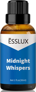 Midnight Whispers Fragrance Oil - ESSLUX Essential Oils for Diffuser, Candle Soap Making Scents, Aromatherapy Scented Massage, Perfume for Humidifier Home Fragrance, 1 fl oz