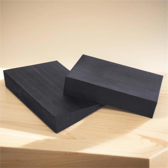 Yoga Foam Wedges 2pcs Yoga Wedge Blocks Squat Block Multi-Functional Stretch Slant Board Non-Slip Calf Raise for Sports Fitness
