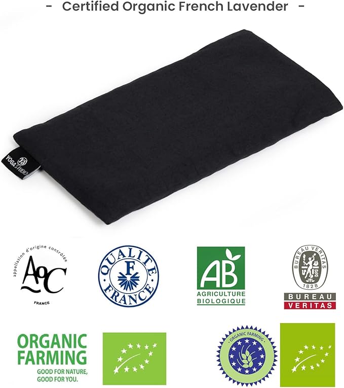 Yoga Studio - French Lavender & Organic Flaxseed Eye Pillows