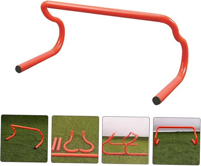 3pcs Detachable Speed Agility Training Hurdles Lightweight Adjustable Fitness Equipment for Basketball Soccer Athletes Portable Workout Gear