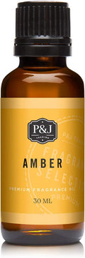 P&J Trading Fragrance Oil | Amber Oil 30ml - Candle Scents for Candle Making, Freshie Scents, Soap Making Supplies, Diffuser Oil Scents