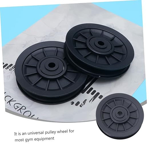 4 Pcs Wearproof Pulley Wheel for Strength Training Equipment PA6 Material Replacement Parts for Cable Machine