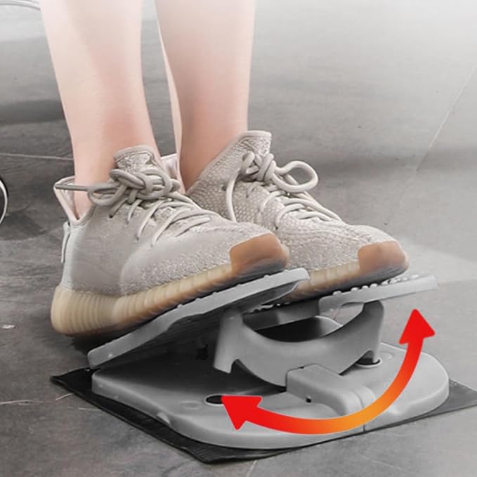 Compact Foot Stepper Machine, Quiet Folding Leg Workout Trainer, Anti Slip Mini Stepper Trainer, Reinforced Nylon Material, Lightweight Office Home Exercise Equipment, Convex