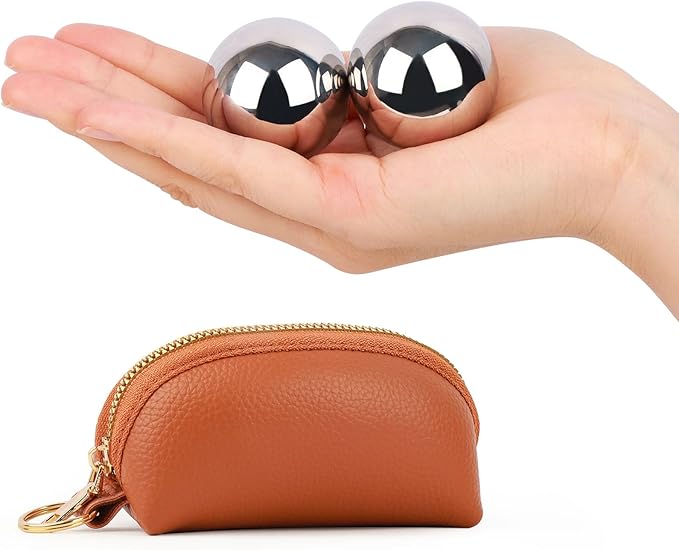 1.5-inch Baoding Balls with Chime:Traditional Chinese Balls for Hand Therapy, Hand Exerciser, Finger Exerciser, - for Relieving Office Stress / A Gift for Adults