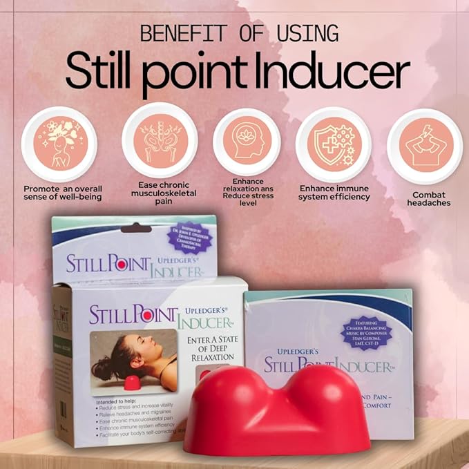 Still Point Inducer by Upledger – Designed for Craniosacral Therapy and Tension Support, Neck & Shoulder Muscle Relaxation