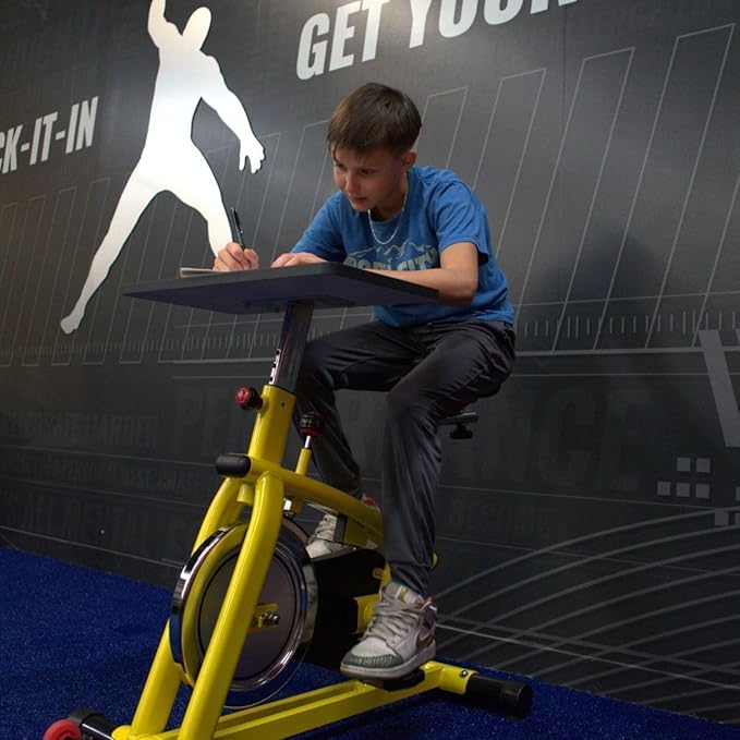 Kids Indoor Exercise Bike | Kid Spin Bike | Perfect for Home or Classroom | Quiet Drivetrain to Minimize Distraction