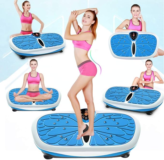 Vibration Exercise Machine,Vibration Platform Machines,99 Speed Adjust,Smart Screen,Low Noise,Load Bearing 150Kg,for Home Fitness (Purple)