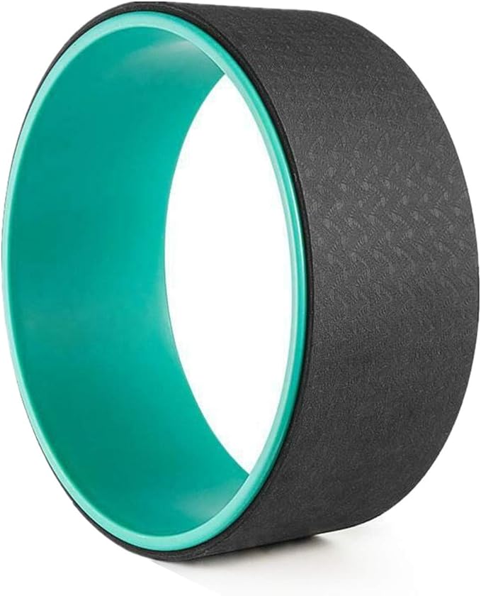 Yoga Fitness Wheel & 2 pcs Blocks & 1 pcs Yoga Strap Combo Value Pack-Black