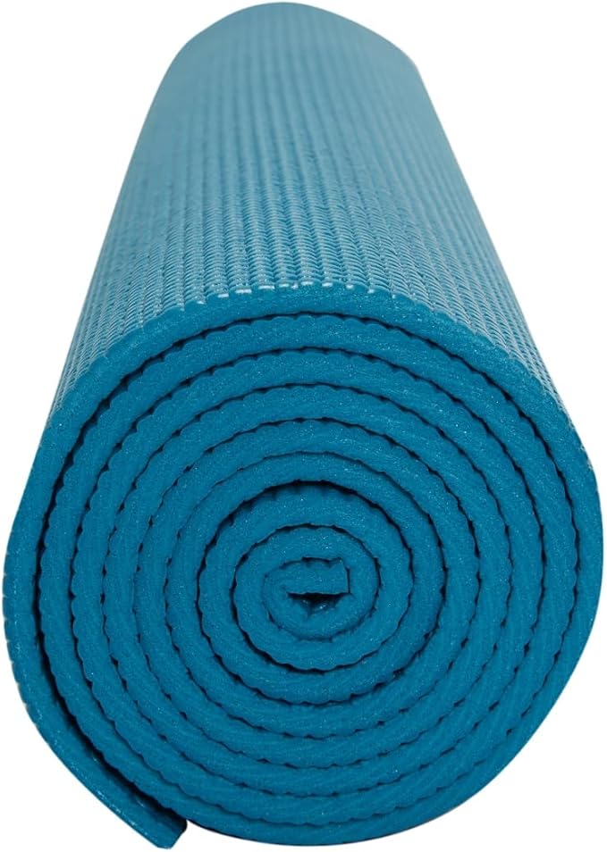 Everyday Yoga Deluxe Mat, Spacious 72"x24" Non-Slip Yoga Mat for Comfortable Home Workouts, 3-5mm Extra Thick