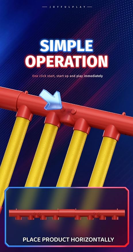 8 Sticks Reflex Challenge Practice, Falling Sticks Reaction Time Trainer Reflex Sticks Rebounce Game with Adjustable Speed Modes and Remote Contro