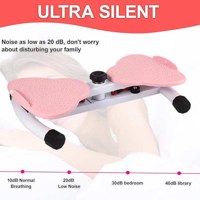 Waist Twister Board Twist Workout Machine with Foot Reflexology Massage, 20dB Quiet, 150KG Max Load, Portable ABS & Carbon Steel Design for Home Gym and Slimming