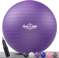 Soft Exercise Ball, Anti-Burst Pilates Yoga Ball Chair Supports 2200lb, Workout Equipment w/ Pump for Women Pregnancy, Medicine, Birthing, Physical Therapy, Stability, Excersing, Birth, Swiss, Fitness