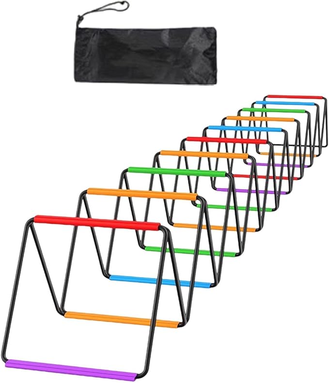 Agility Ladder Football Footwork Ladder for Men Women and Kids Folding Jumping Hurdles for Foot Exercise Fitness