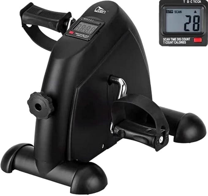 Mini Exercise Bike, Uten Under Desk Bike Pedal Exerciser, Peddler Exerciser