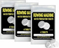 Rowing Machine Water Purification Tablets | Universal Water Rowing Machine Tank Cleaner | Safe, Eco-Friendly Formula | 4 Tablets (3-Pack)