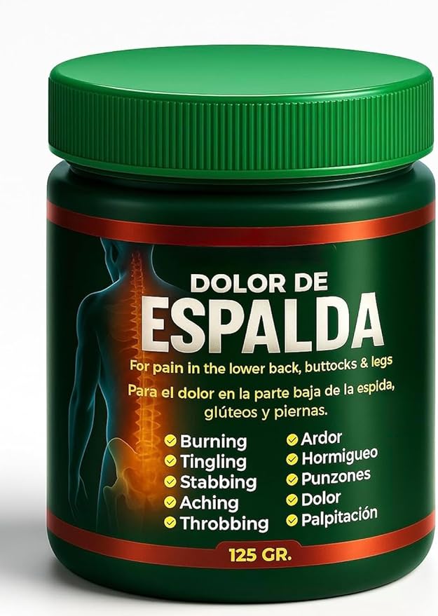 Dolor De Espalda Pomada Gel Infused with Arnica Leaf Cream for Sore Muscle Massage Gel Pomado NMD para Dolor– Natural Concentrated Body Gel for Muscles, Joints & Massage Therapy – Fast-Absorbing