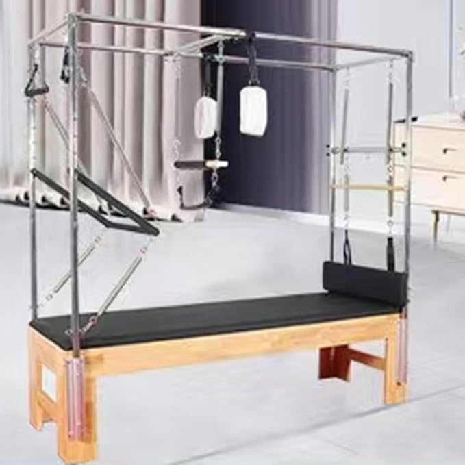 Pilates Five-Piece Set Cadillac Bed Fitness Equipment Suitable for Yoga Studio Rehabilitation Training Home Slimming Exercise Companion