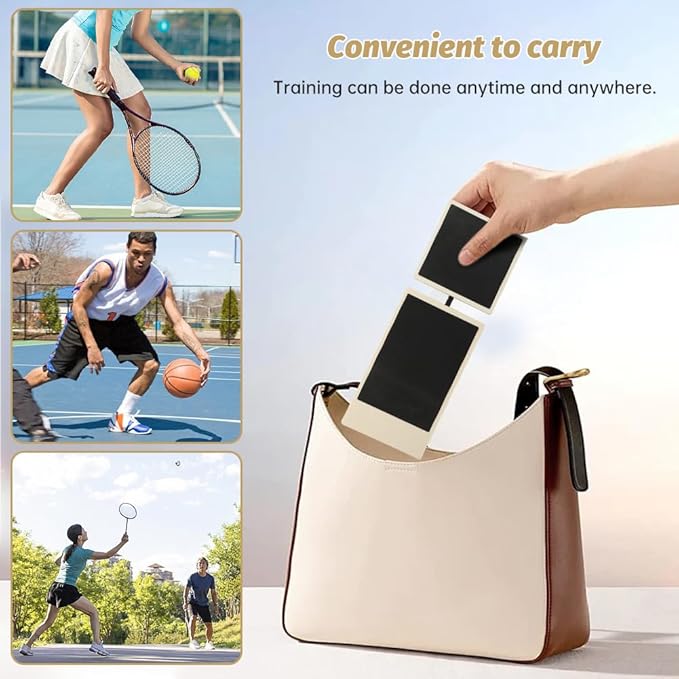 Ankle Balance Board Ankl e Foot Strengthener for Sprained,Single Leg Balance Board witth 2 Ankle Brace,Non-Slip Posture Corrector,Balance Training,Plantar Fasciitis Relief