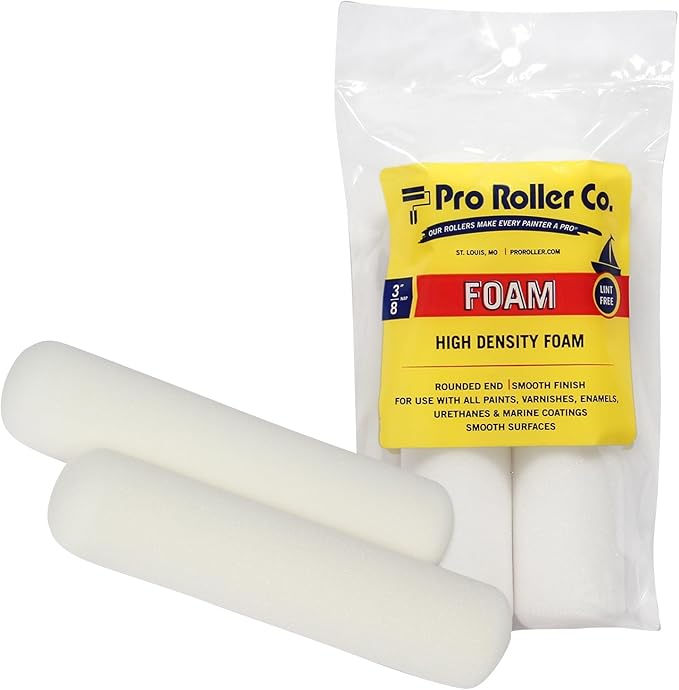 6" High Density Foam Mini Roller 12 Packs (24 Foam Rollers)